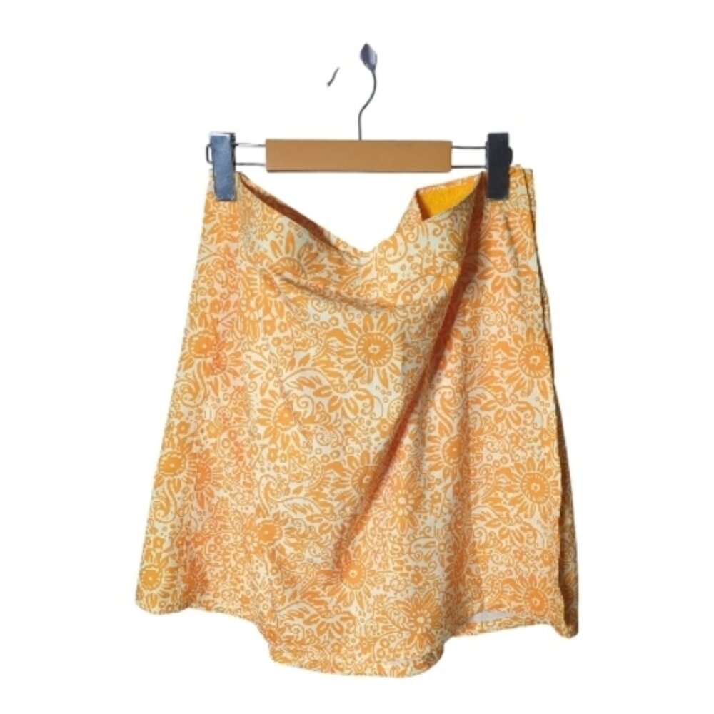 RIPSKIRT Hawaii‎ Wrap Skirt in Tuscan Sunflower Size XL Length 2